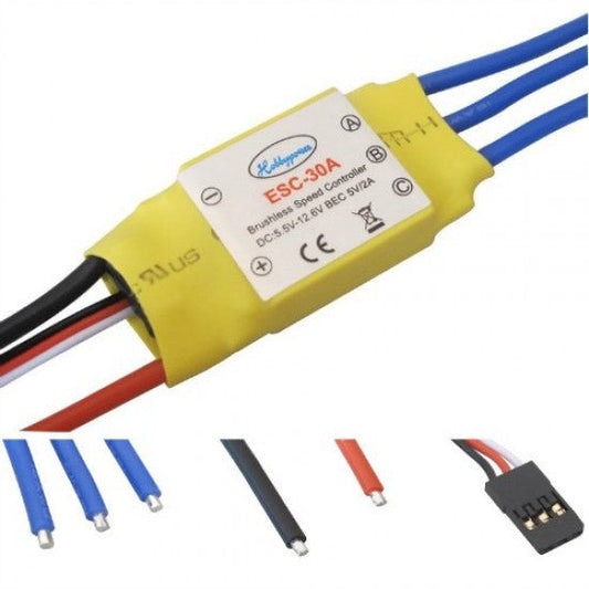 30A ESC Branded Hobbypower Brushless Speed Controller Multicopter Airplane