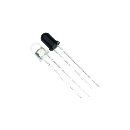 5 mm IR Transmitter and Receiver LED Tx Rx Pair Photodiode