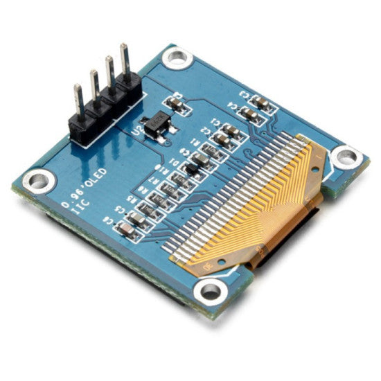 0.96 Inch I2C/IIC 4-Pin OLED Display Module BLUE