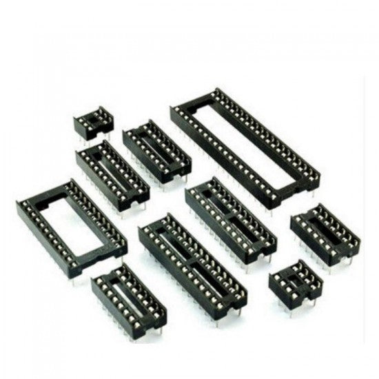 DIP IC Socket/Base Assorted Kit 10-Types 10-Pieces