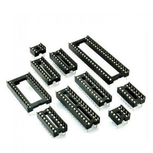 DIP IC Socket/Base Assorted Kit 10-Types 10-Pieces