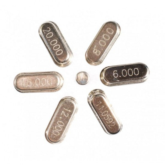Crystal Oscillator XTAL Assorted Kit 10-Values 10-Pieces