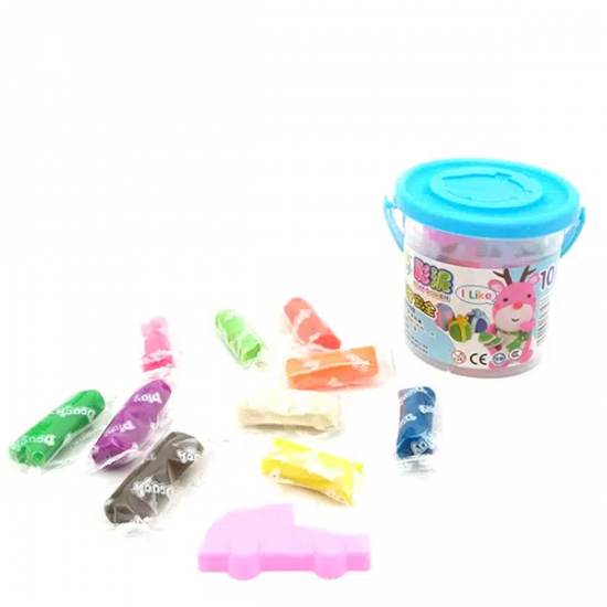 Clay bucket Art & craft educational creative learning playing dough imagine colorful Basket