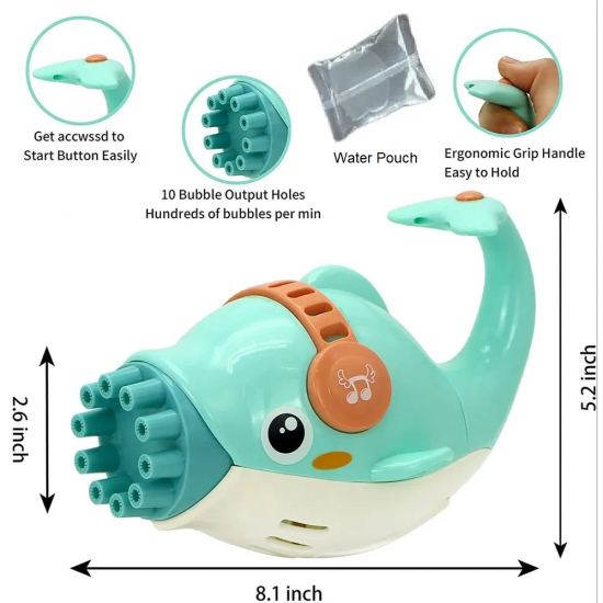 Water Bubble Toy Gun Automatic Bubbles for everyone