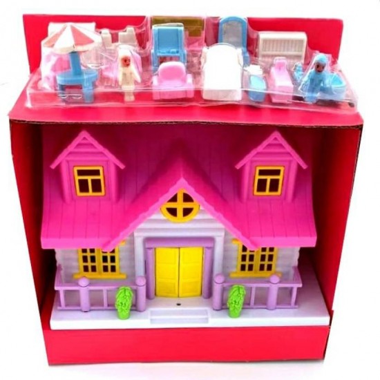 Dream House Small Loving Family Funny House Play set (Colour & Design May Vary)