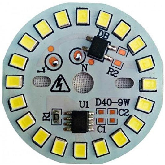 DOB 9Watt 220V AC round led strip 20 LEDs Direct on Board (White) 40mm